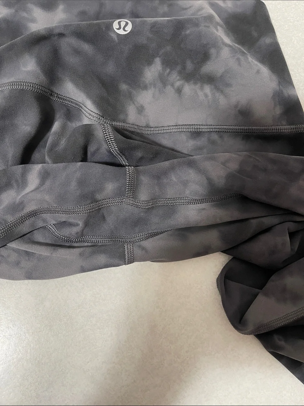 lululemon athletica Black Tie-Dye Leggings